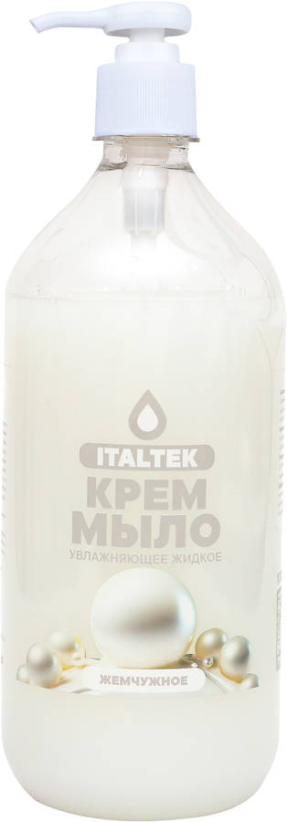 ITALTEK - Жидкое крем-мыло "Жемчужное" с дозатором (1000мл) /6